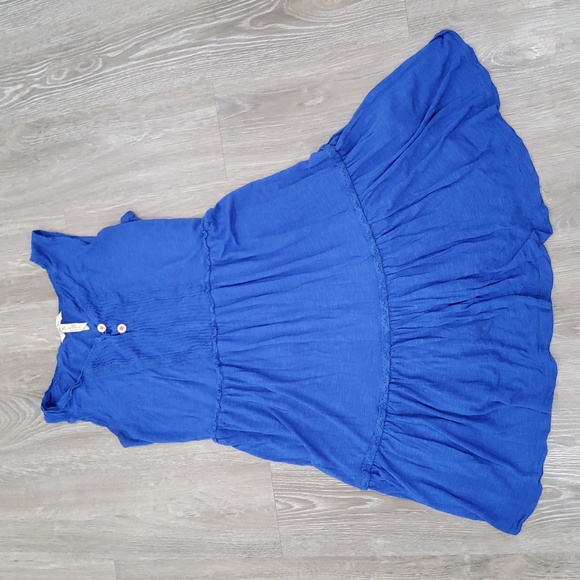 MATILDA JANE MEDIUM Into the Blue Sleeveless Tiered Dress - Picture 2 of 5